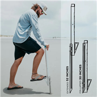 TOADFISH Stowaway Collapsible Stainless Beach Spike