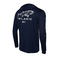 Pelagic AquaTek Hooded - Gyotaku Navy (2024/25)